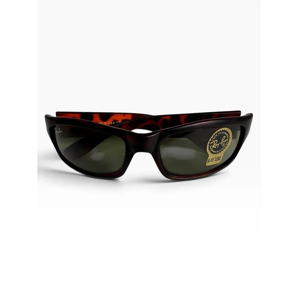 Vintage B&L Ray-Ban 9832 Tortoiseshell Sunglasses G-15 Lenses Made in USA 95-99’